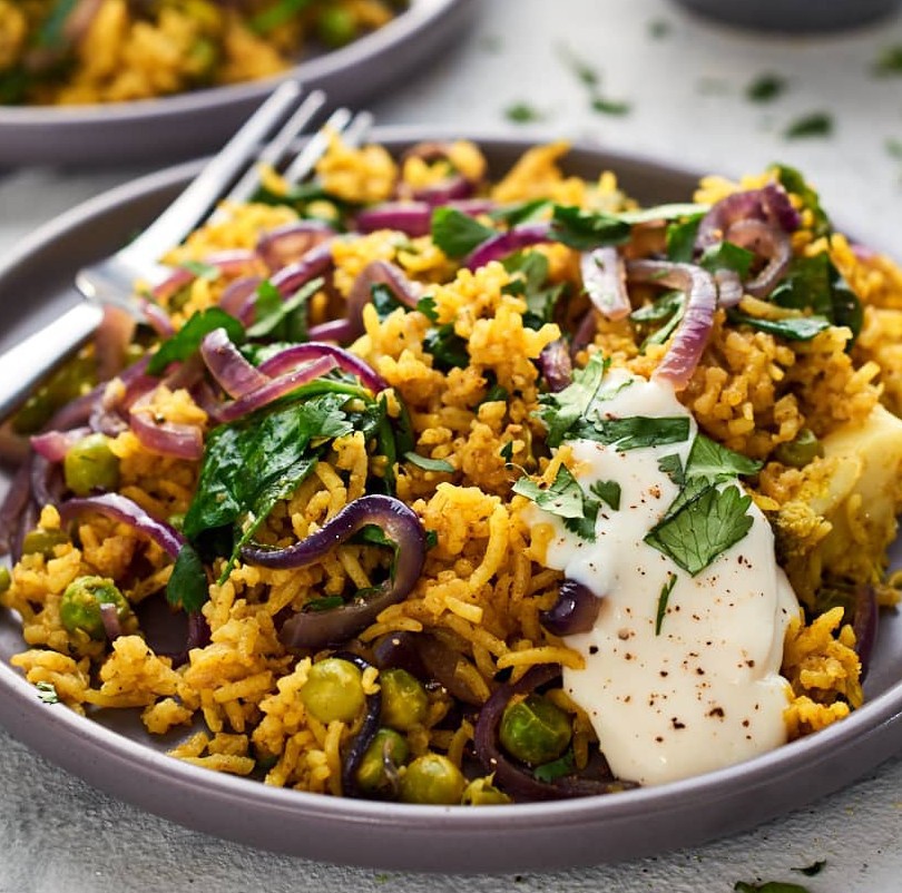 Green Biryani (Vegan)